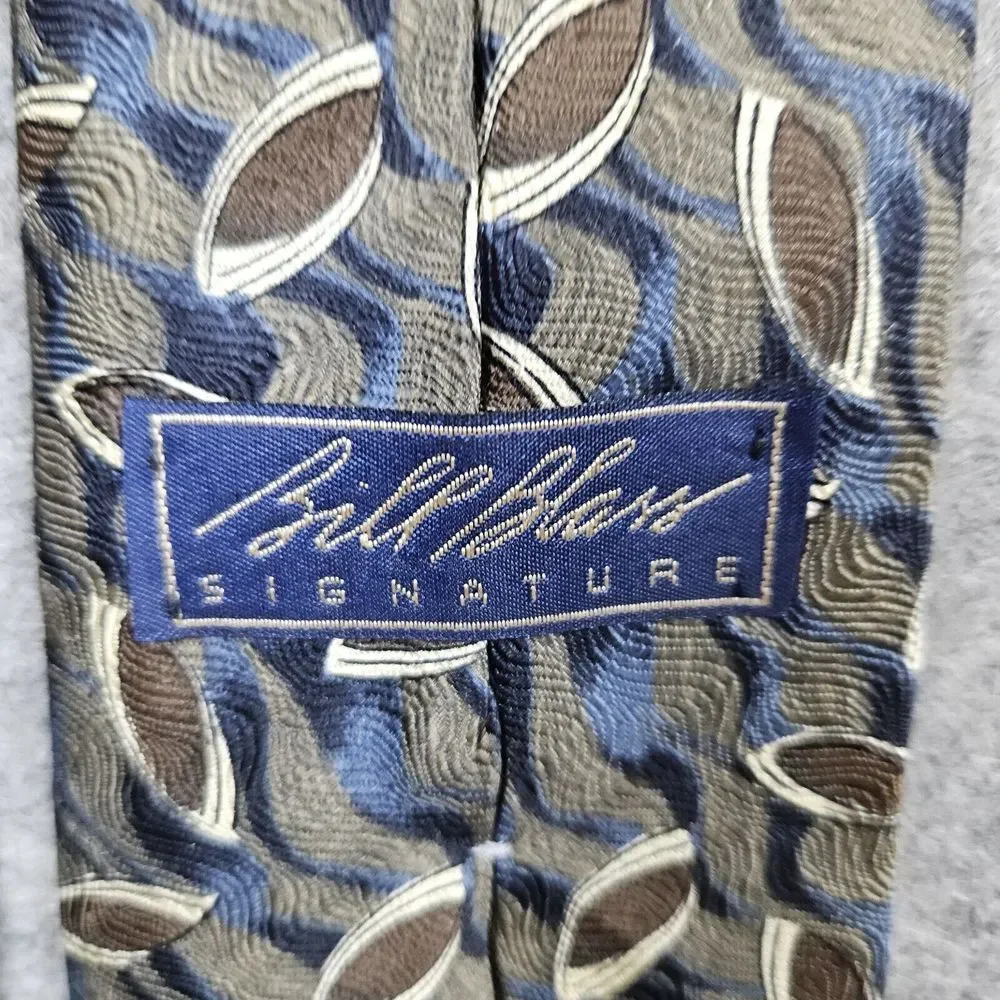 Bill Blass Signature Silk Neck Tie Multicolor Abstract‎ 60x3.5 Inches Costa Rica